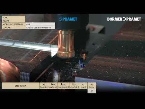 Pramet TNGX10 Eckfräsen Wendeschneidplatten und Trägerwerkzeuge