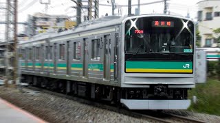 南武支線の変態加速っぷりがよく分かる動画