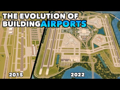 The evolution of building Airports in Cities: Skylines