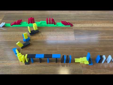 Domino Screenlink clip with 100 dominoes//h5 domino community contest entry//#h5dominocommunity