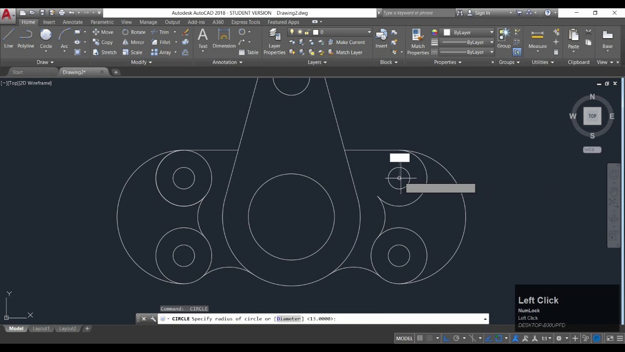 AutoCAD - Complete Tutorial for Beginners - Exercises 5
