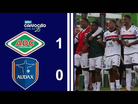 CARIOCÃO LOTERJ SÉRIE A2 (2025) - TAÇA SANTOS DUMONT - 2ª RODADA - CABOFRIENSE 1X0 AUDAX