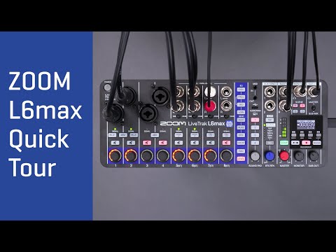 ZOOM L6max Mixer Digitale 12 Canali 32 Bit