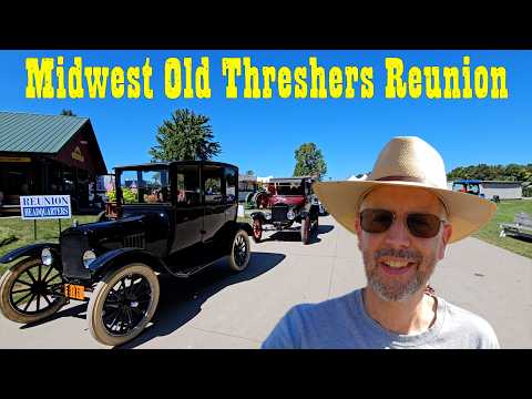 Midwest Old Threshers Reunion Mt. Pleasant Iowa - Tractor Show 2024 - Antique Gas Engines