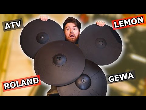 Electronic 18" Ride Cymbal Shootout! | Roland vs ATV vs Lemon vs GEWA