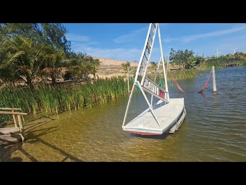 Como está a lagoa da cobra hoje! Moitas  Amontada-Ce 