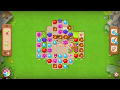 Gardenscapes Level 30 - No Boosters - Gameplay Walkthrough (Android, iOS, Bluestacks)