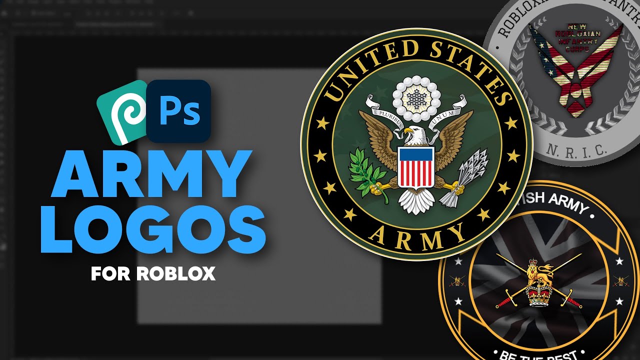 How To Make MILITARY LOGOS | Roblox GFX Tutorial