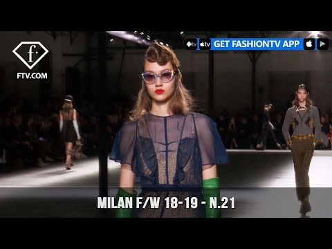 Milan Fashion Week Fall/Winter 18-19 - N.21 | FashionTV | FTV
