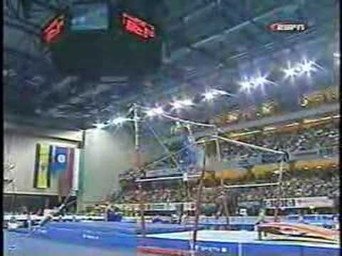 Oana Petrovschi - 2002 Worlds Finals - Uneven Bars