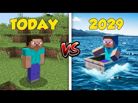 Minecraft TODAY vs. 10 YEARS: EVOLUTION OF MINECRAFT! (2019-2029)