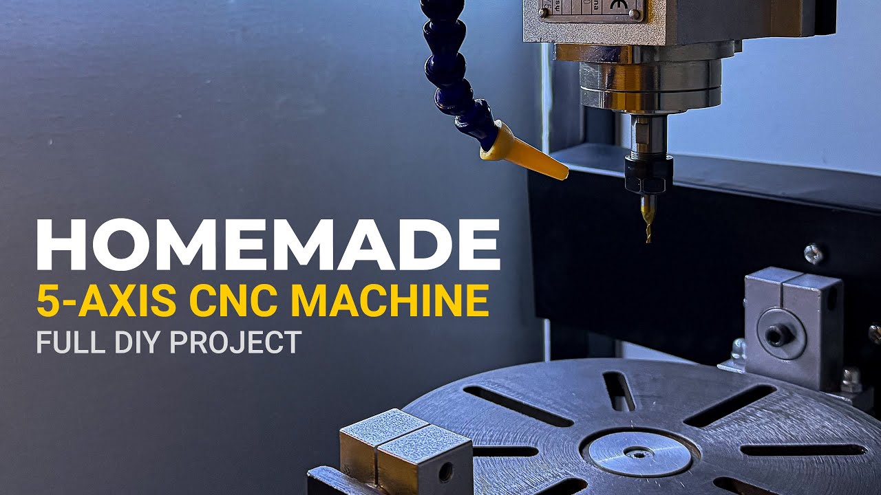 5 Axis CNC Milling Machine homemade DIY
