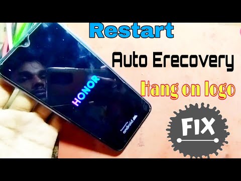 honor 10 lite auto Erecovery mode fix ! honor restart , hang on logo solution