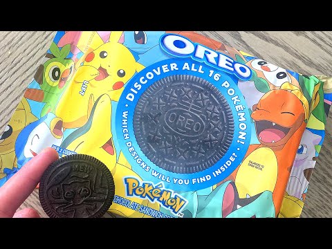 *I PULLED MEW!* New Pokemon Oreo Cookies Pack Opening! #Shorts