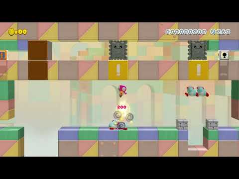 ☆ 3D worId jump ☆ by RNT☆ひっとー (Hitto) 🍄Super Mario Maker 2 ✹Switch✹ #bum