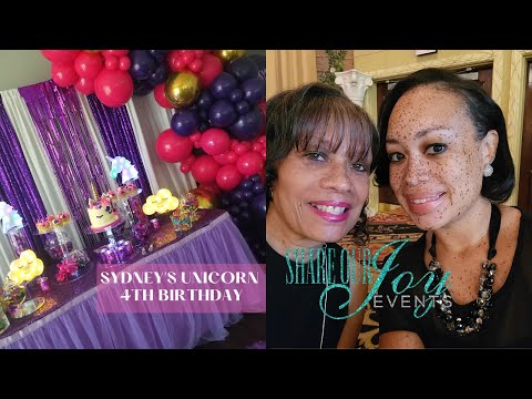 Sydney's Unicorn 4th Birthday