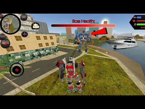 Robot Shark (Fire Truck Fight Robot Car) Fire Truck Boss Fight - Android Gameplay HD