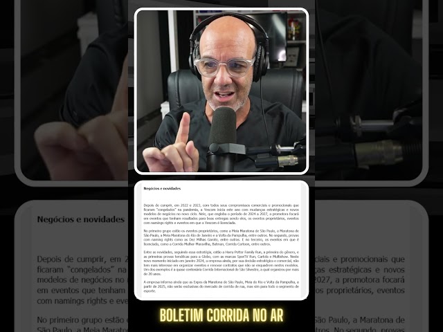 🔥URGENTE🔥A YESCOM não será mais a organizadora da Corrida Internacional de São Silvestre em 2024