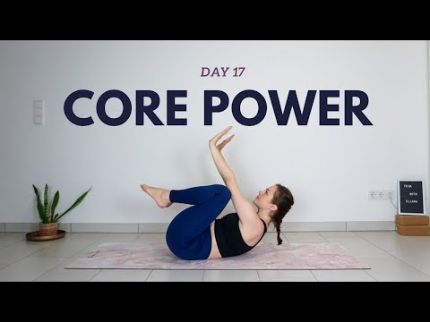 Day 17 Core POWER - 15 min Yoga For Core and Upper Body Strength | 30 Day x 15 minute Everyday Yoga