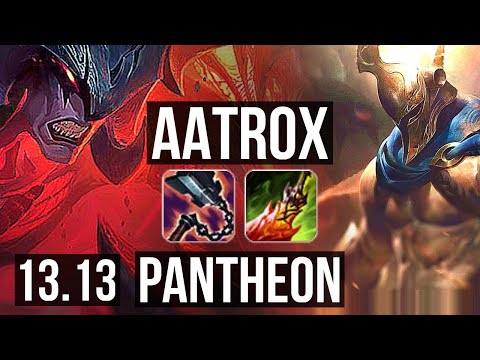 AATROX vs PANTHEON (TOP) | 6.7M mastery, 5/0/6, 2600+ games | KR Master | 13.13