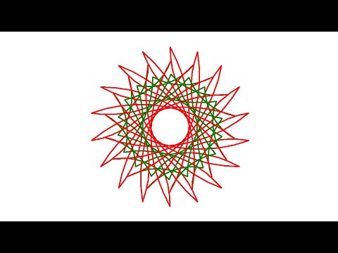 Simple Python Turtle Graphic And Code Spirograph 7