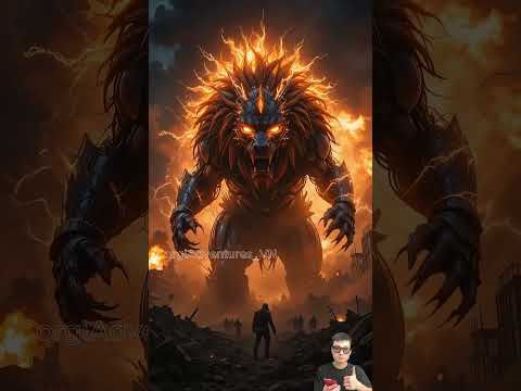 Giant Mecha Battle: Cyber Lion vs. Mechanical Crocodile – Who Will Win  #RobotVsMonster #Shorts