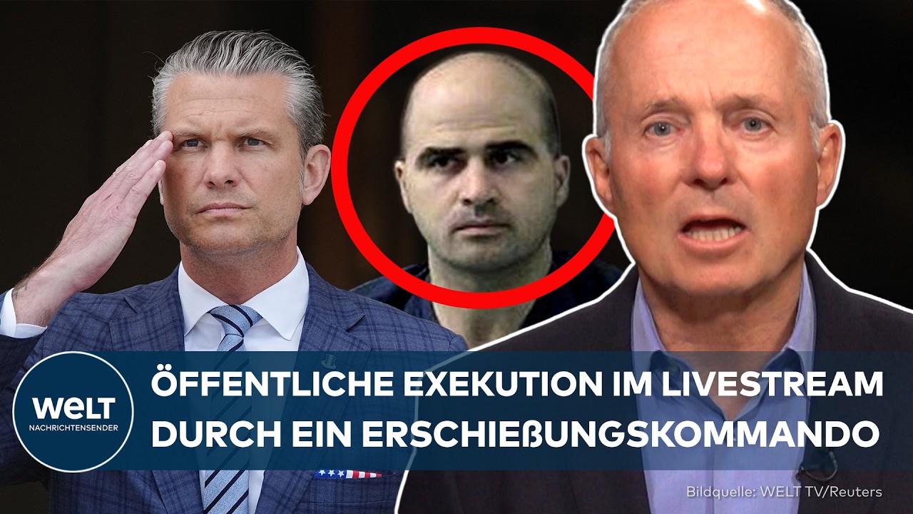 US TODES-SHOW: Hegseth knallhart ‒ Trump-Regierung plant Hinrichtung von Army-Killer im Livestream