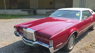 1972 Lincoln Continental Mark IV Walk Around and Drive By