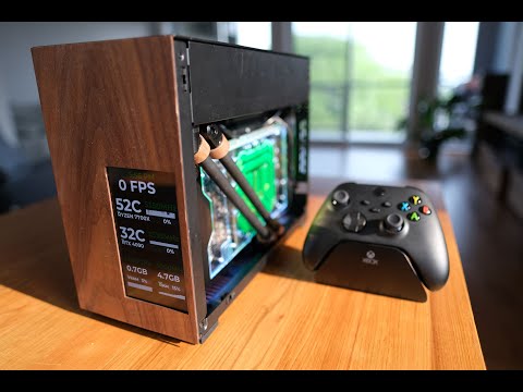 I built my first (overkill) mini watercooled PC and it was painful! Watch from unboxing to gaming!