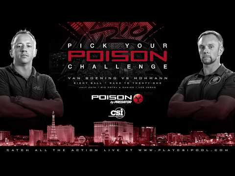 8-BALL THRILLER! Shane Van Boening vs Thorsten Hohmann | 2016 Poison Challenge | Race to 21