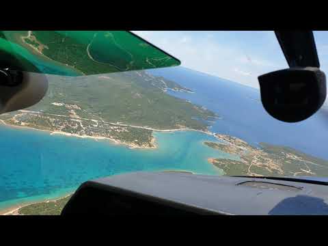 Flug mit einer C182 nach Mali Lošinj