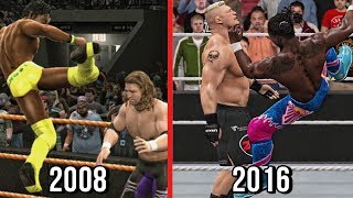 The Evolution Of Kofi Kingston&#39;s Trouble In Paradise! ( Smackdown 2009 To WWE 2K17 )
