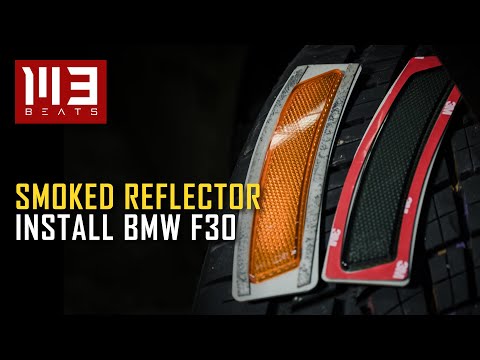 BMW F30 Reflector Install - Depo Smoked Front Reflectors