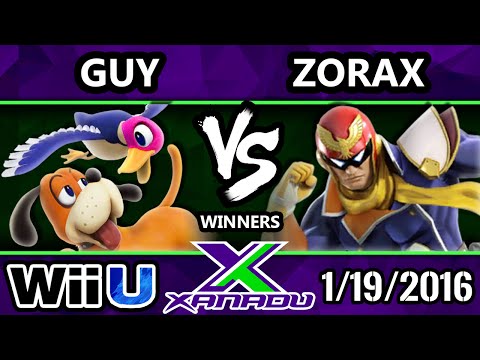 S@X 133 - Guy (Duck Hunt) Vs. Xorax (Captain Falcon) SSB4 Tournament - Smash Wii U - Smash 4