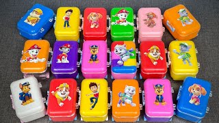 Looking For Paw Patrol Clay With Mini Suitcases: Ryder, Chase, Marshall,...Satisfying ASMR Video