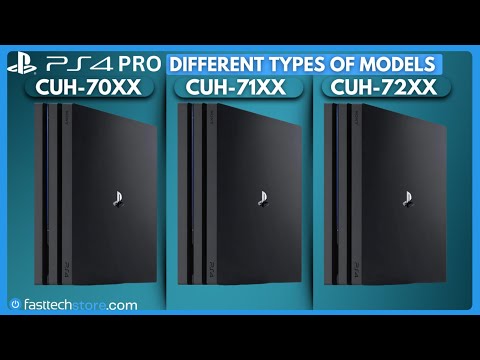 The 3 different types of PS4 Pro