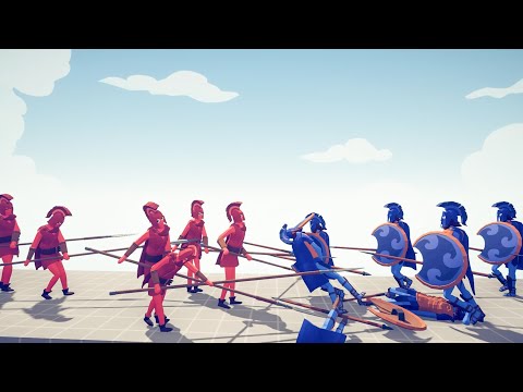 Sarissa vs Hoplite  - Totally Accurate Battle Simulator TABS