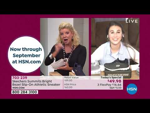 Skechers Summits Bright Bezel SlipOn Athletic Sneaker