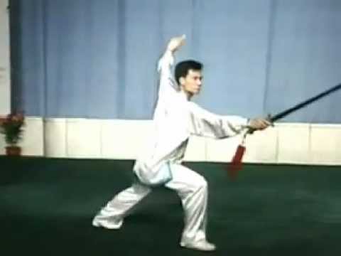 32式太極劍 (背向演練 - 陳思坦) / Taiji sword - 32 forms (back view - Chen Sitan)