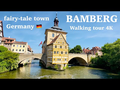 Bamberg 🇩🇪 walking tour 4K | Germany’s Fairytale Town & UNESCO Old Town | Germany travel guide