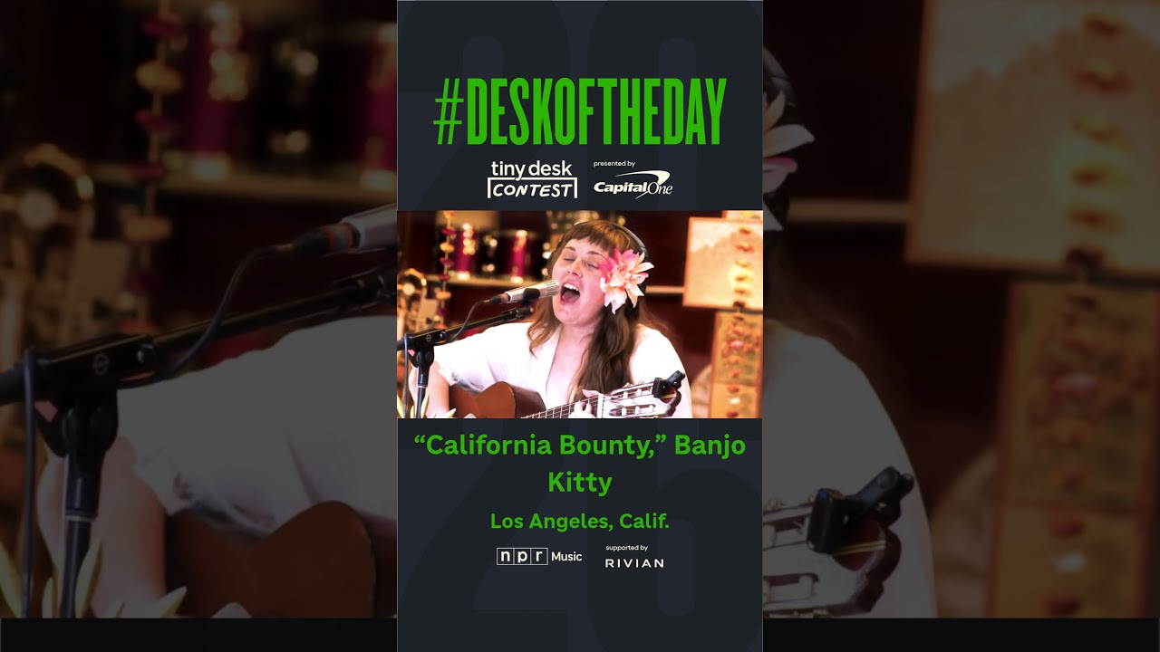 #DeskOfTheDay: "California Bounty," Banjo Kitty