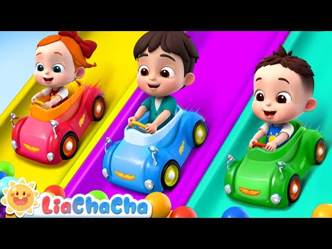 Babies on the Slides Song | Playground Song | Baby Songs & Nursery Rhymes | LiaChaCha