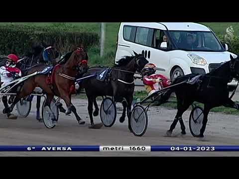 Aversa trotto 4 Gennaio 2023 - 6° Corsa