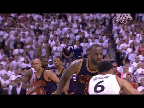 Cory Joseph Takes LeBron James | Cavaliers vs Raptors | NBA PLAYOFFS | 5.23.16