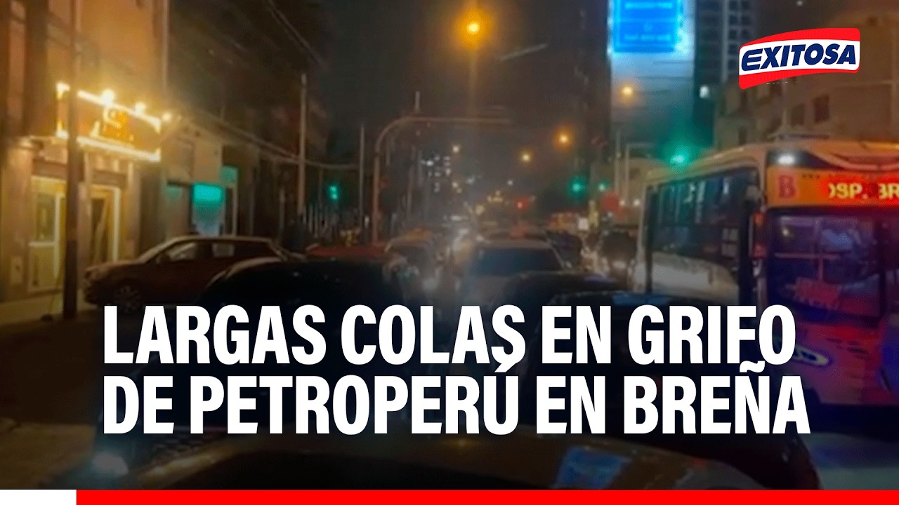 🔴🔵 CONDUCTORES HACEN LARGAS COLAS PARA OBTENER GNV EN BREÑA