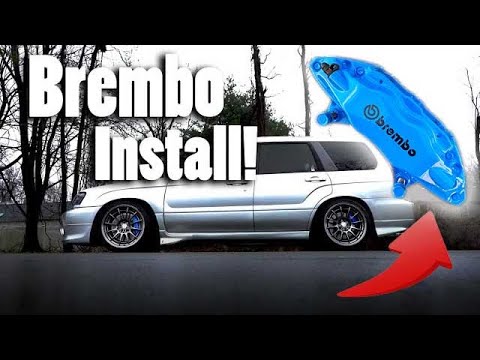 How to install STI Brembos on a SG or GD Subaru!!