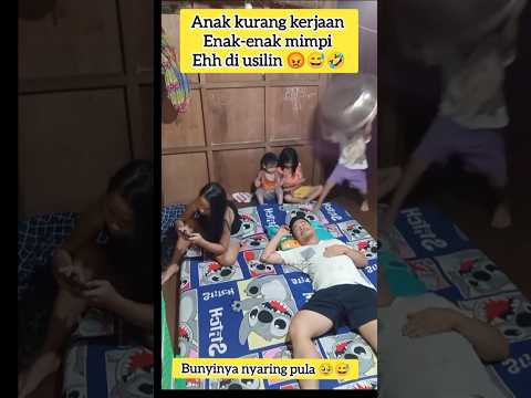 Anak yang usil ibu yang kena batunya #lucu #ngakak #shorts