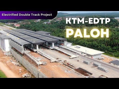 KTM-EDTP Paloh Station - Electrified Double Track Project (Dec 2021)