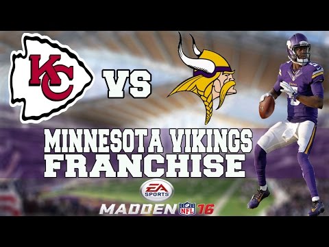 Madden 16 Vikings Franchise: Ep.7 - Week 6 vs Chiefs - OUR FIRST WIN?