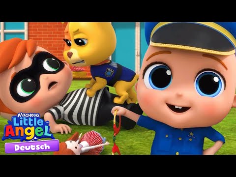 Helden und Helfer 🚓 Kinderlieder mit Klein Joni | Little Angel Deutsch